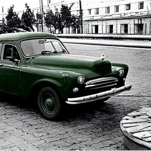 Prompt: the soviet car