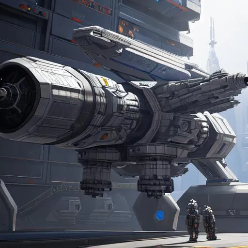 ArtStation - space warship