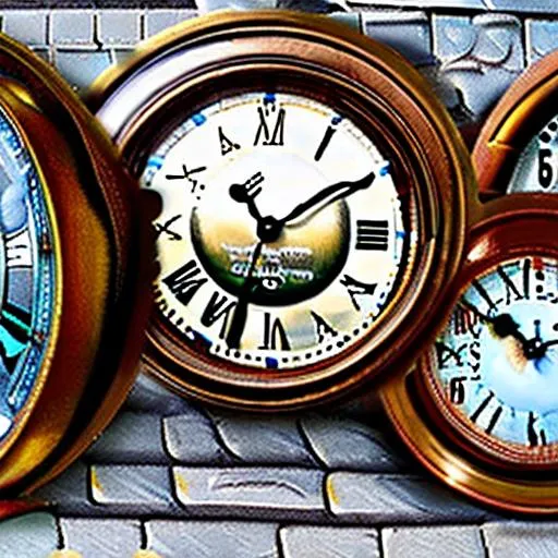 Prompt: clocks clocks clocks and goldi locks
