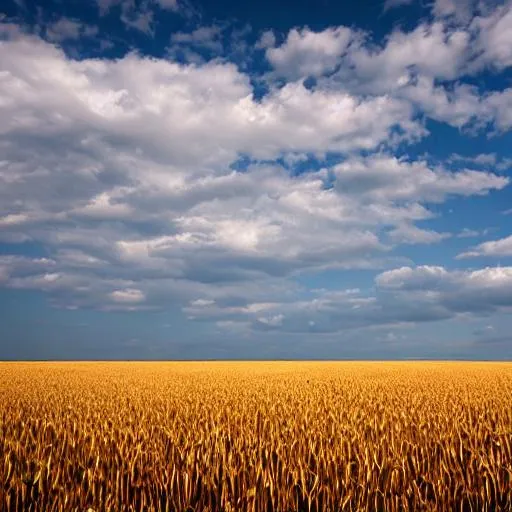 An infinite wheat field | OpenArt