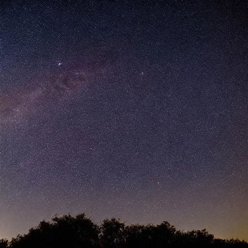 Prompt: A late night sky with stars all over, with hearts