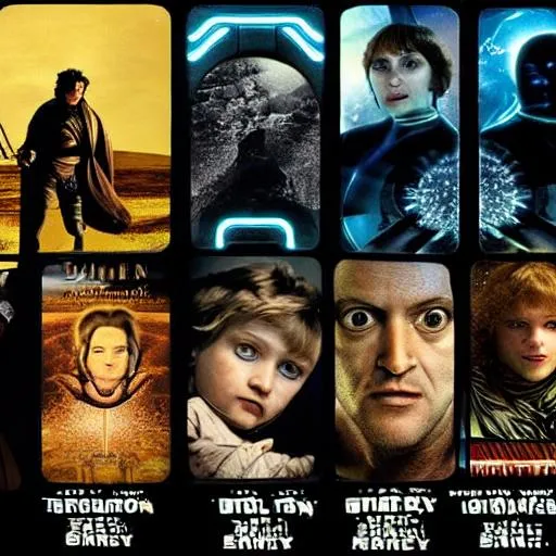 Tron legacy dune time bandits black mirror city of l... | OpenArt