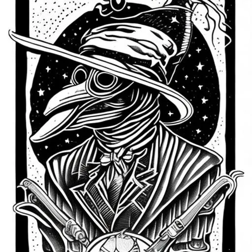 plague doctor | Doctor tattoo, Chest piece tattoos, Dope tattoos