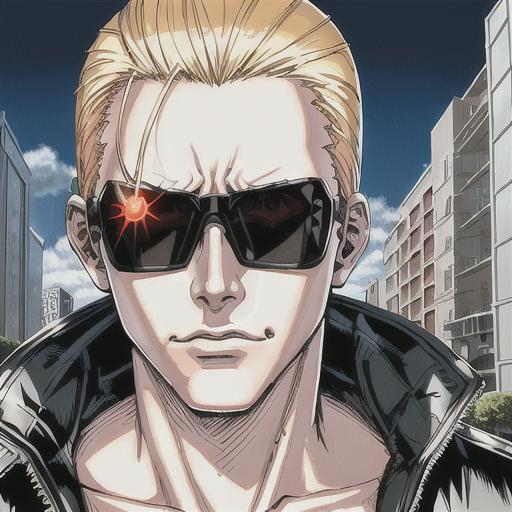 Manificient portrait of Crash Override from the movi... OpenArt