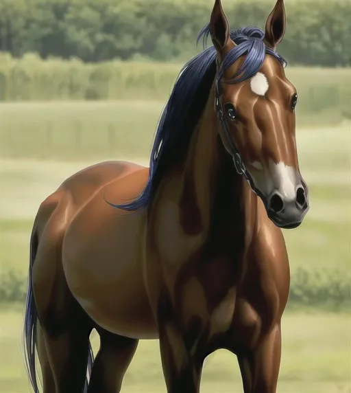 Prompt: a beautiful stuning buckskin horse, good proportion, perfect symetrical