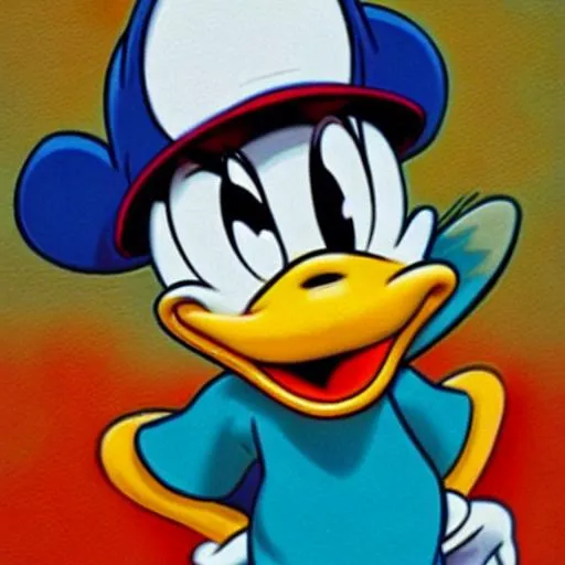 Prompt: goofy ahh donald duck