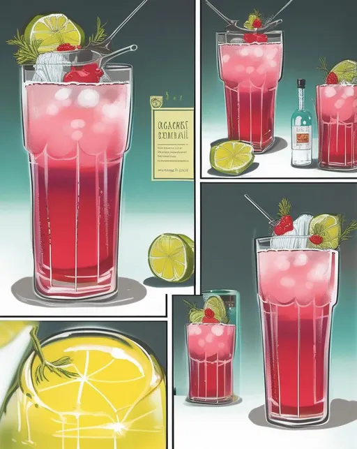 Prompt: The weirdest cocktail ever 