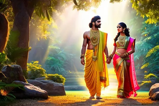 Sri Rama et Sita