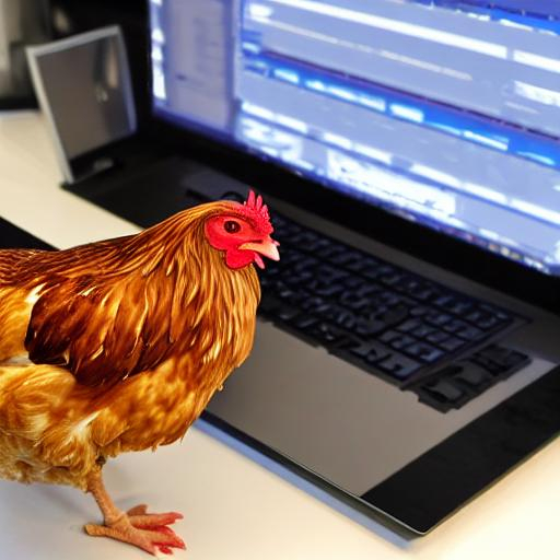 A chicken programming | OpenArt