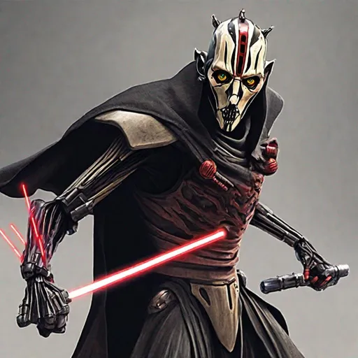 Prompt: General grievous and Darth maul combined 