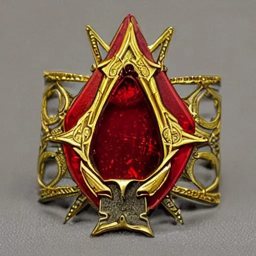 Legend of Zelda Hylien Shield as a Ring | OpenArt