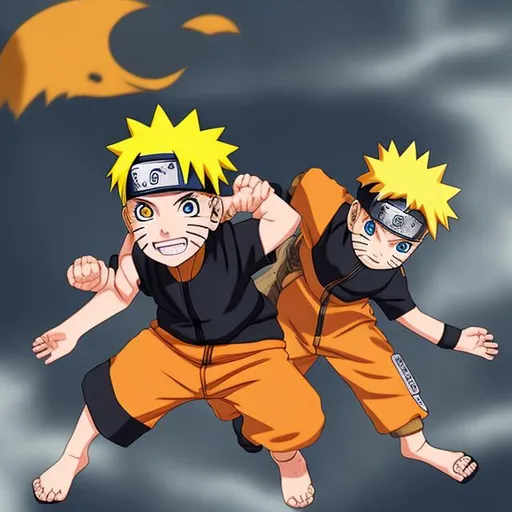 Prompt: Naruto in baby 