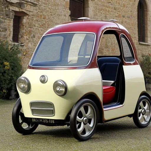 Prompt: Microcar, as it would have looked like in the 15th century