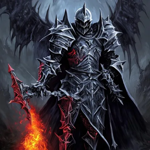 Prompt: evil hell knight