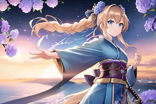 asuna from sword art online, wearing yukata, anime s