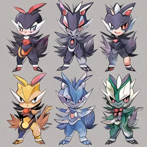 A new type of pokemon in pokemon art style OpenArt
