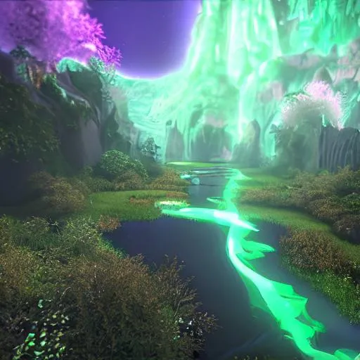 Prompt: Magical Alexandrite, unreal engine, iridescent