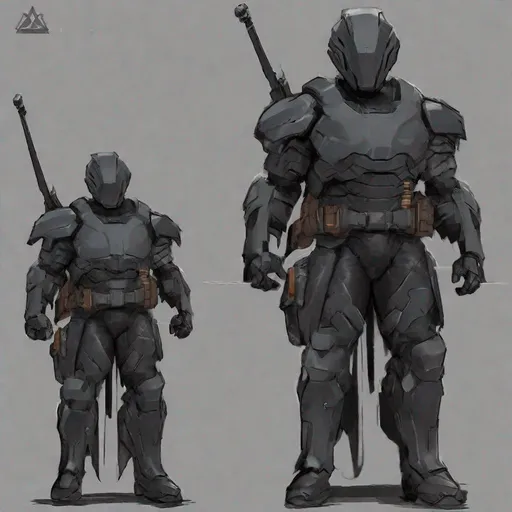 Prompt: Futuristic combat stealth soldier, arkham knight style military helmet, short helmet, sleek helmet, deathstroke, iron man style armour, no eye slots on helmet, swords, post-apocalyptic setting, high-tech and tactical armor, ninja, assassin, assassin's creed, evil, sith lord, supervillain, call of duty, battlefield, shogun, viking, futurism, star wars, the punisher, mandalorian, SAS, navy seals,  weapons, germanic, samurai, dual swords, gritty atmosphere, detailed reflections on armor, best quality, highres, ultra-detailed, futuristic, post-apocalyptic, sleek design, professional, atmospheric lighting, city background, extreme utility on armour, black colour