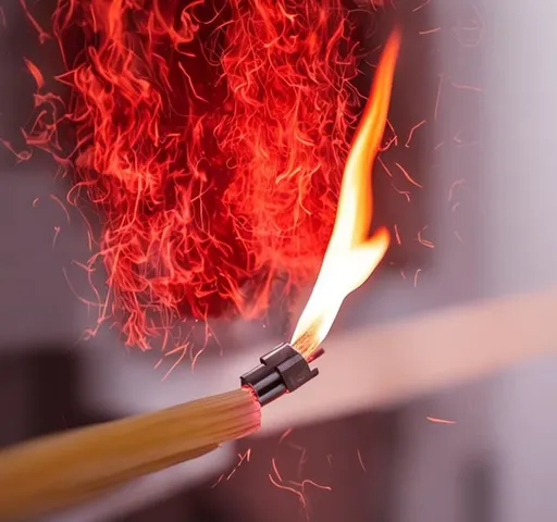 Prompt: fire to fiber