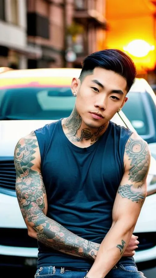 Black car and money tattoo - Styleoholic | Mustang tattoo, Tattoo designs  men, 3d tattoo