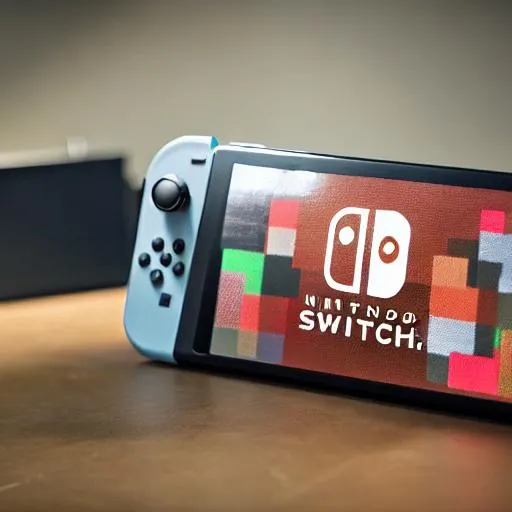 Prompt: nintendo switch 2, 4k concept art