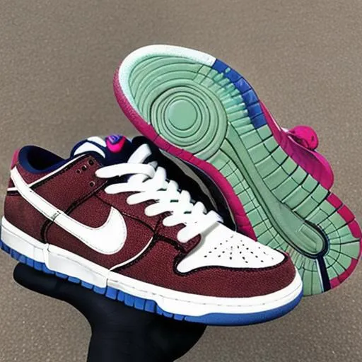 Prompt: my dead grandmas nike dunks 