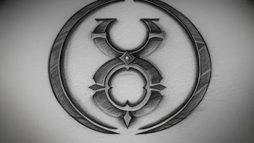 Prompt: pencil sketch art of Ultima Online logo for a tattoo, pronounced lines dark outlines