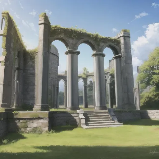 Prompt: Ireland ruins 