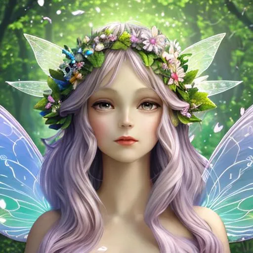 fairy goddess of spring , closeup | OpenArt