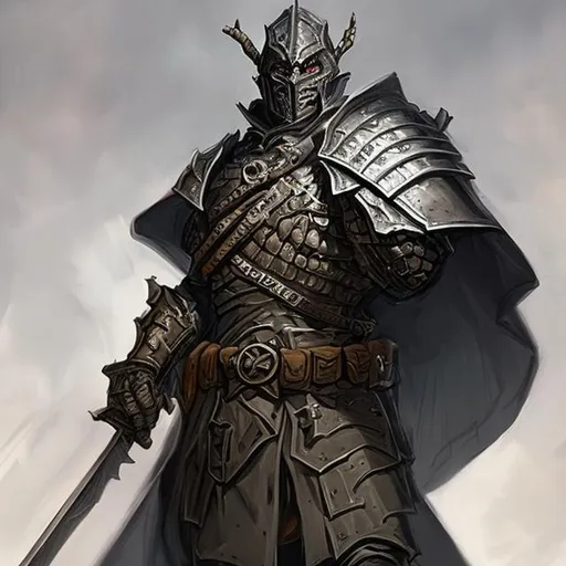 prompthunt: Character art, dnd art, paladin in brass armor