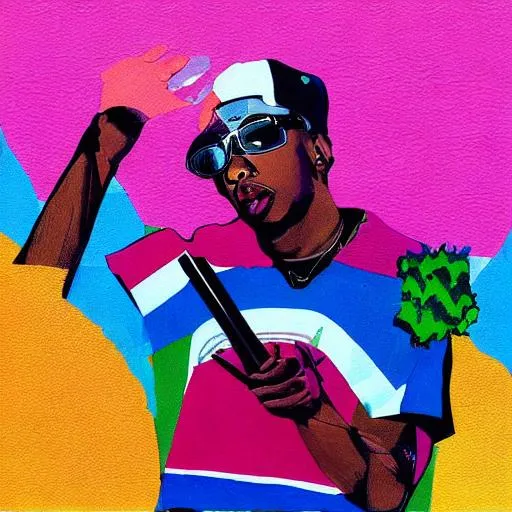 Tyler the Creator abstract | OpenArt