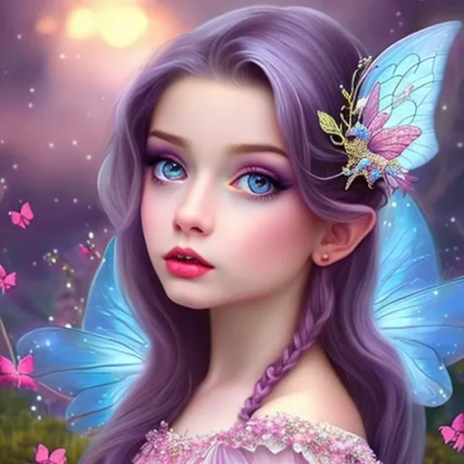 girl beautiful Fairy, flower, 8k detailed | OpenArt