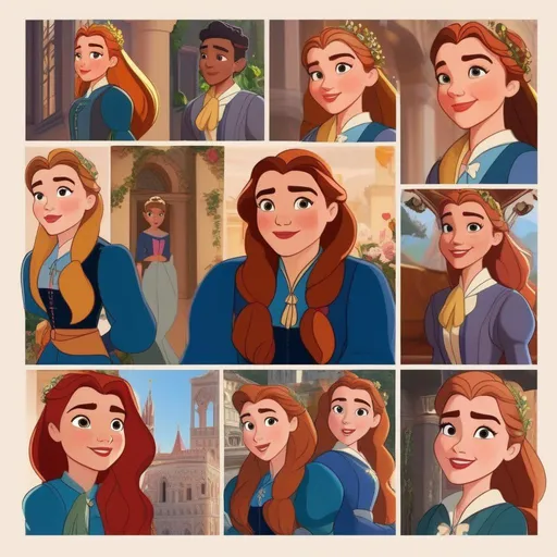 disney characters with dark hair