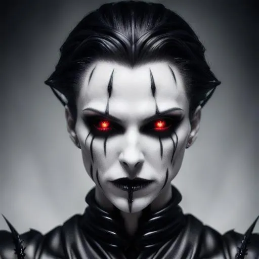 Photorealistic Dark Horror Androgynies Vampire Male... | OpenArt