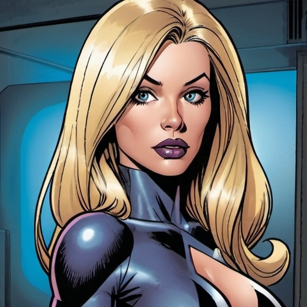 Hypnotic Bimbo Blonde In Marvel Comics