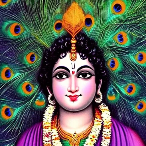 The Vedas describe Krishna in this way He is a beau... OpenArt