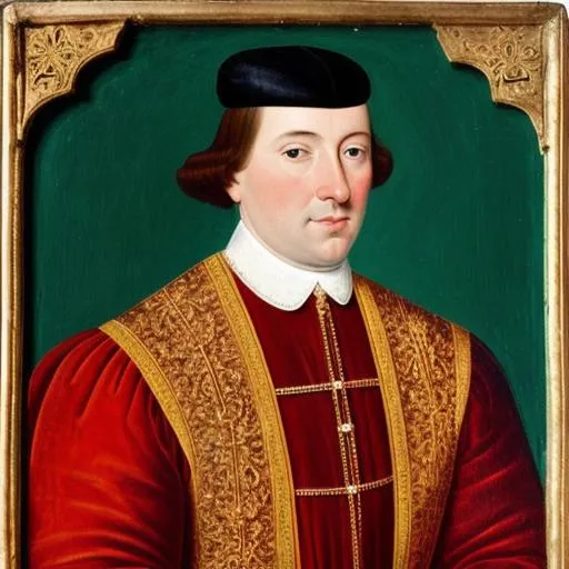 Prompt: portrait of a 14th century nobleman