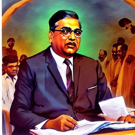 Prompt: Dr BR Ambedkar 