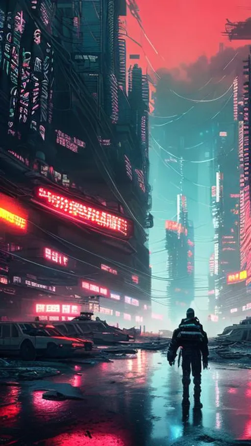 Prompt: Dystopian Cyberpunk