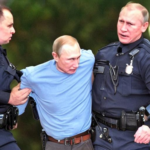 Vladimir Putin Being Arrested