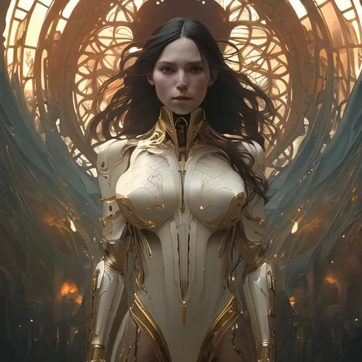 Prompt: "this human has no soul, cinematic shot, 8 k, art by artgerm and greg rutkowski and alphonse mucha"