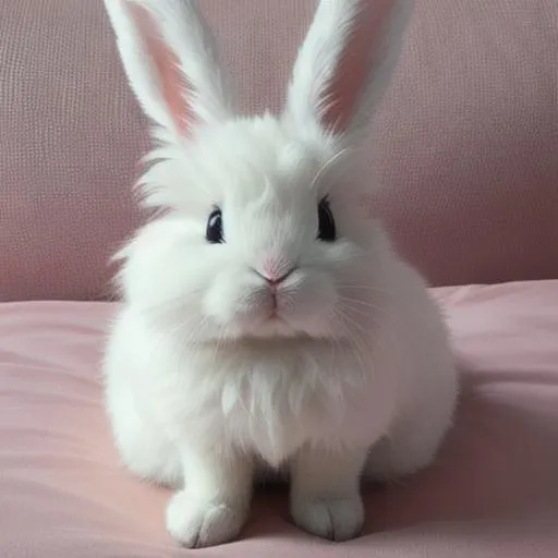 Prompt: fluffy bunny