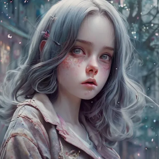 Prompt: Girl, Super realistic, hyperrealism, anime art concept, cartoon art concept, WLOP, Intricately Detailed, Magic, 8k Resolution, VRAY, HDR, Unreal Engine, Vintage Photography, Beautiful, Tumblr Aesthetic, Retro Vintage Style, Hd Photography, Beautiful Watercolor Painting, Realistic, Detailed, Painting By Olga Shvartsur, Svetlana Novikova, Fine Art, Soft Watercolor,  Extreme Detail, Digital Art, 4k, Ultra Hd, Mixed Media