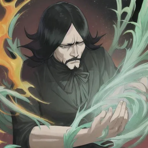 Prompt: Yhwach Bach, detailed 