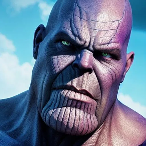 Prompt: fortnite thanos Ultra HD UHD  2K 4K 8K 12K 16K 32K 64K Photorealistic Photorealism Masterpiece Beautiful 