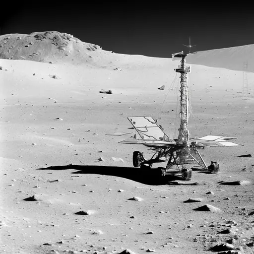 Prompt: The NASA Artemis Lunar Base at Shackleton Crater.