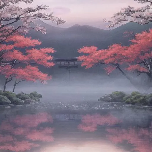 Prompt: Calming Japanese Landscape