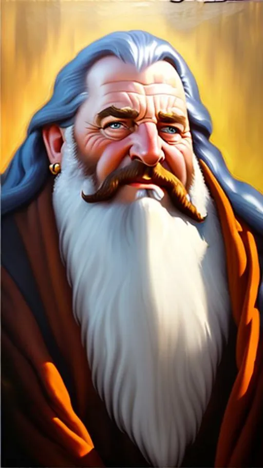 Prompt: matte oil painting, (masterpiece:1.0), (best quality:1.0), fantasy art, character portrait, dwarven king