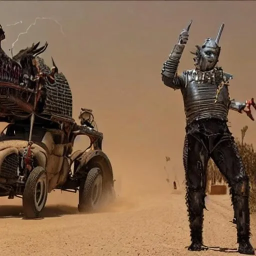 wizard of oz wheelers mad max fury road Zardoz | OpenArt