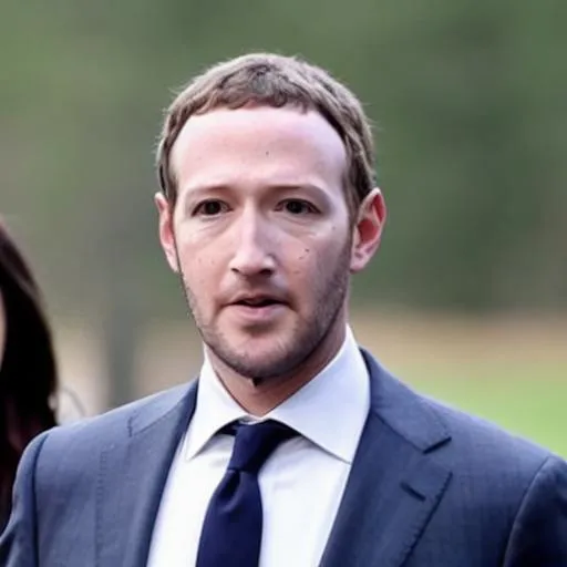 Prompt: cinematic still of bearded protagonist Mark Zuckerberg cosplaying as John Wick Zuckerberg in a suit with long hair running in the rain while aiming a pistol shooting a gun in the movie Mark Zuckerberg John Wick (2020)